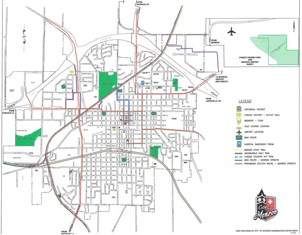 Approved C ounty Road Routes B y Township